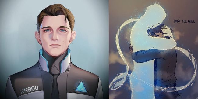 Beyond: Human Connor RK900 x Reader A Reason to Life (Detroit. 