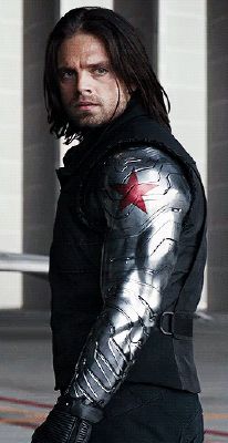 bucky barnes red henley shirt