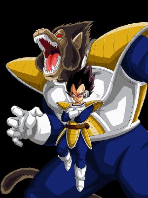 11 Dragon Ball Z Saiyan Saga Vegeta S Great Ape Transformation Goku Vs Vegeta Continues Dragon Ball Change Of Fate Second Half