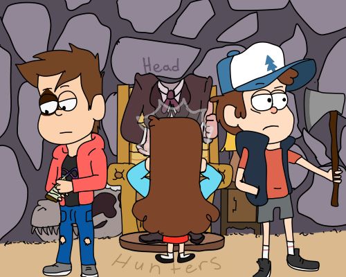 Headhunters Gravity Falls x Male Reader *DISCONTINUED. 