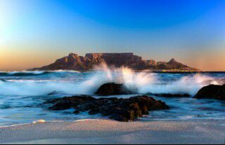 Table Mountain In Cape Town South Africa Aesthetics Book 1