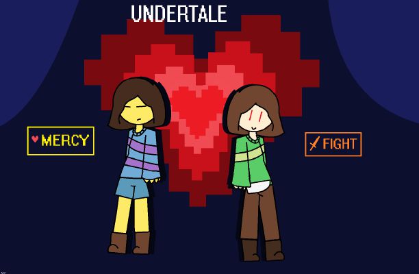 Frisk And Chara Undertale Art Club