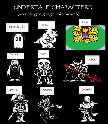 Undertale Characters The Joke Pun Mainly Memes Book