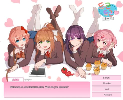 Tommrows Assignment You Make My Heart Go Doki Doki A Doki Doki Literature Club Fanfiction