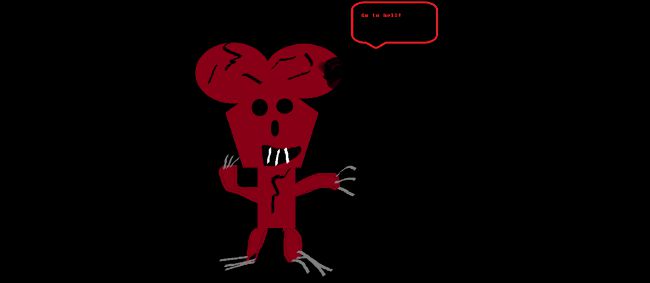 Sinister Rat Drawing Crappy Huh Gamer Club - red sinister roblox