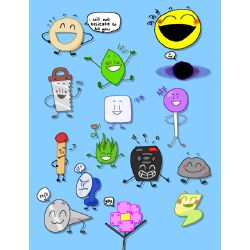 Battle for BFDI (BFB) x Reader