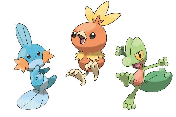 hoenn starter pokedolls