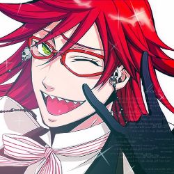 Blood Red Hearts Beast Grell X Beauty Reader