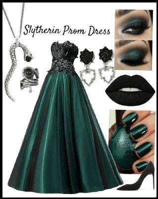 slytherin ball gown