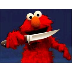 elmo with x on eyes