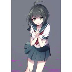 Komaru Naegi x Neko!Reader