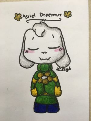 Asriel Lil Cinnamon Bun Lilly S Entry Undertale Drawing Contest - neko chara roblox