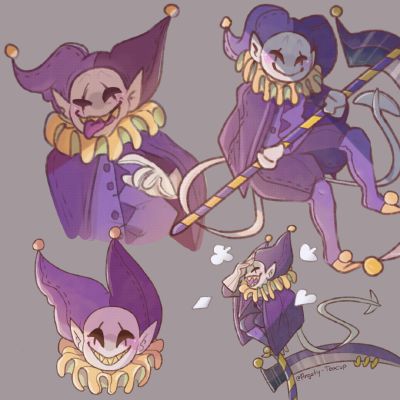 The Clown Girl |Jevil x Reader | Deltarune x Reader |ONE-SHOTS