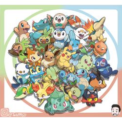 all 4 starter pokemon