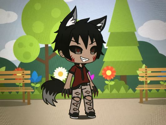 Wolf Creepypasta Gacha Life Character Book