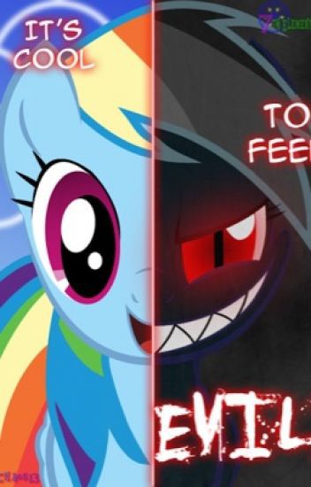 evil rainbow dash