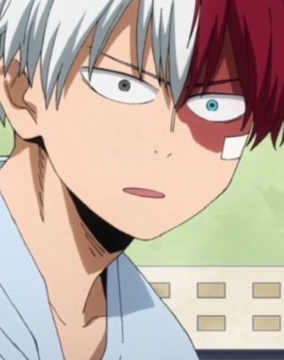 Image result for todoroki shocked face