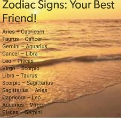 Zodiac signs that are best friends