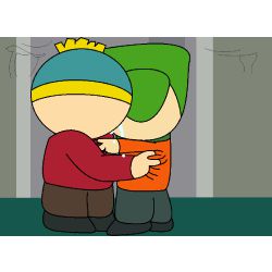 Cartman and Kyle get too carried away. 