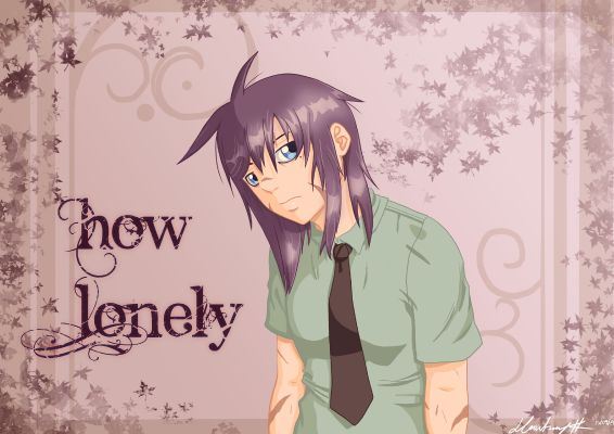 how lonely art  anime drawings 2