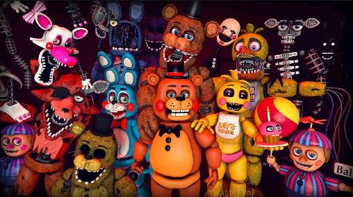all fnaf characters sing the fnaf song