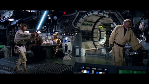 luke skywalker training with obi wan