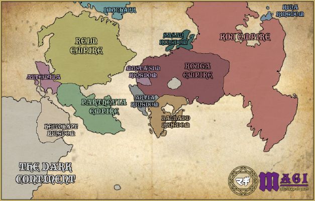 Magi Map Of The World Magi: Pilgrimage Of Power