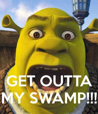 Shrek Get Outta My Swamp Quote