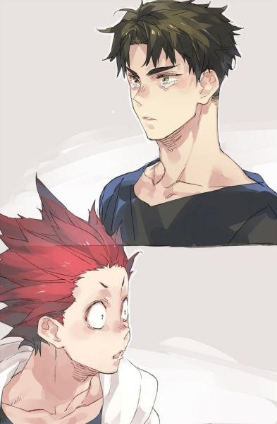 Haikyuu] - Why, Wakatoshi-kun? (Short UshiTen angst story)