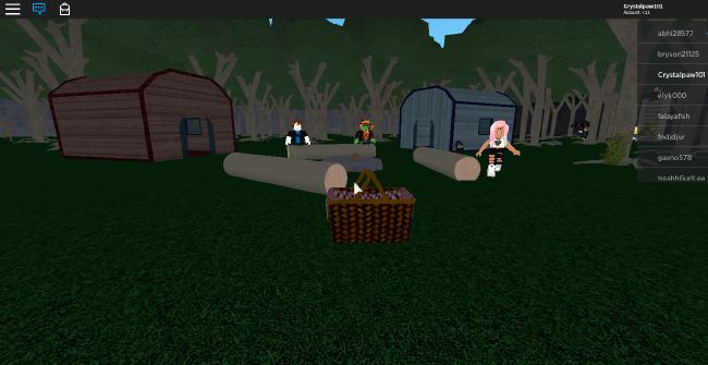 Chapter 2 First Day Camping Camping - roblox the woode