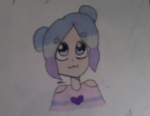 Pastel Girl Anime Sketch Doodles