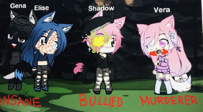 My new edgy ocs (WARNING: GORE) | Gacha Life Edits (For all who wants