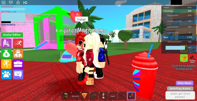 roblox boys and girls hangout