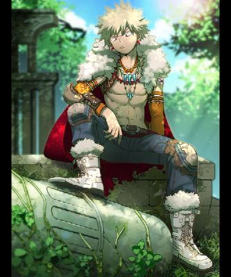 My saviour (Fantasy Bakugou x Reader)