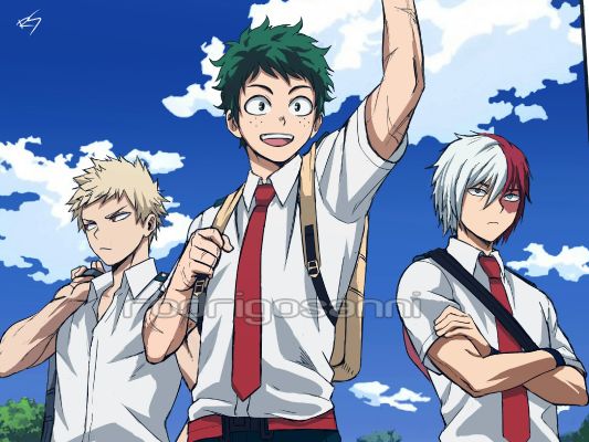 Are you most compatible with Midoriya, Bakugou or Todoroki? - Quiz