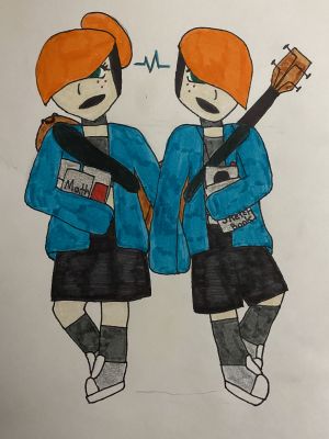 Scp 284 The Twins Art Book With Friends