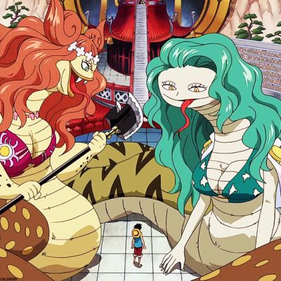 Luffy And Elise S Hard Trial The Power Of The Snake Sisters Haki Love Magic Bewitching Sorceress