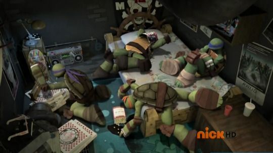 tmnt 2012 lair