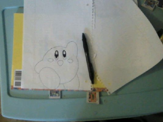 Kirby Sketch Art Club - irl kirby roblox