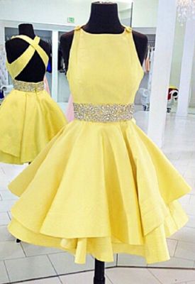 Simple Yellow Cocktail Dress Yule Ball Dress And Date Quiz