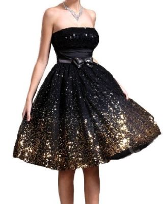 black and gold dress quiz