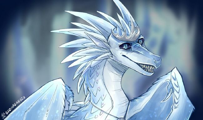 Qibli X Female Icewing Reader Wings Of Fire X Reader