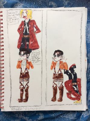 Shorties Edward Elric And Levi Ackerman Mah Shizzy Drawings 3 And Other Peoples Great Art Anyone Can Join