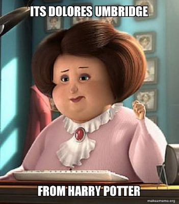 Dolores Umbridge Is Going Undercover Everywhere Harry Potter Memes