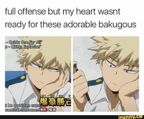 Go on a date with Bakugou - Quiz