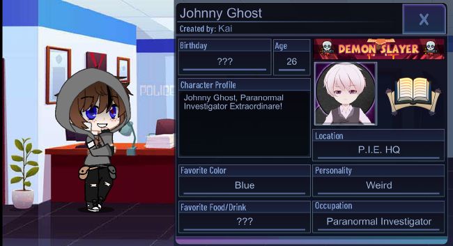 PARANORMAL INVESTIGATOR EXTRAORDINAIRE- | My Gacha Creations