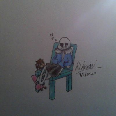 Sans And Frisk Undertale Art Gallery Requests Somewhat Open