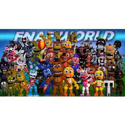 Fnaf world концовки 3 7 босс скотт худший конец секретный