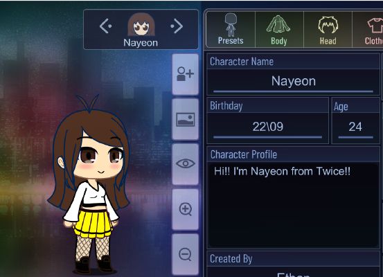 It S Nayeon From The Like Ooh Ahh Mv The Kpop Idols I Made With Editing Apps And Gacha Life