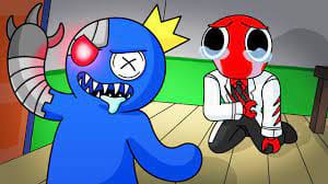 RAINBOW FRIENDS But BLUE Is VENOM and KILLS RED!! Origin Story